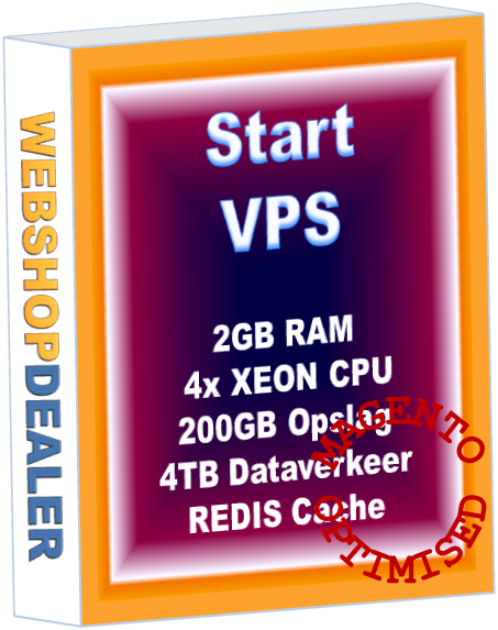 Start VPS server 2GB magento optimised