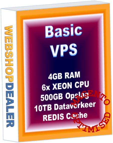 Basic VPS server 4GB Magento Optimised